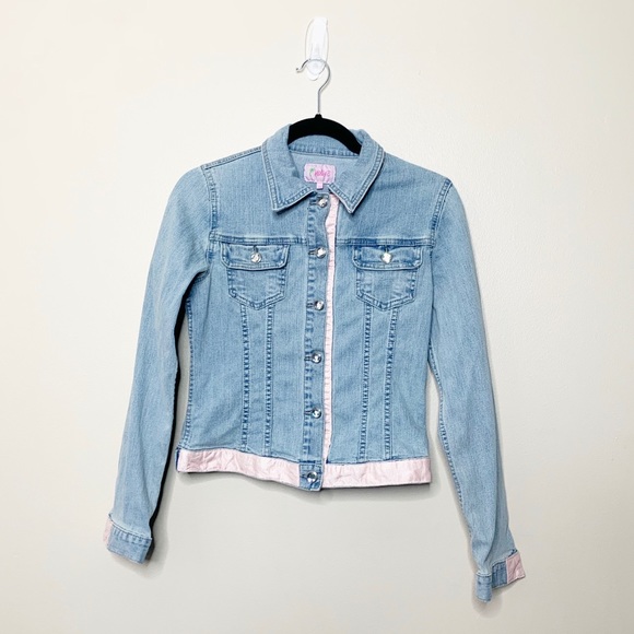 Molly B Crystal Jean Jacket - Picture 1 of 4